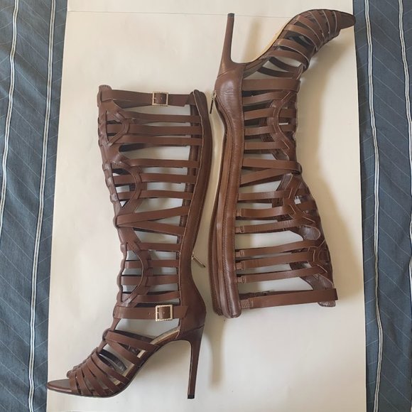Vince Camuto Kace Tall Gladiator Heeled Sandals - Size 6 - Picture 5 of 10